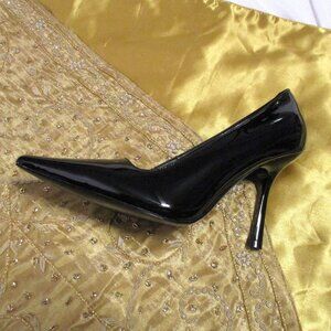NINE WEST BLACK PATENT HEELS – SZ 6.5M – NWT
